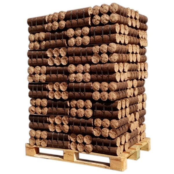 Pressholz – Nachtbriketts – Palette von 960 kg