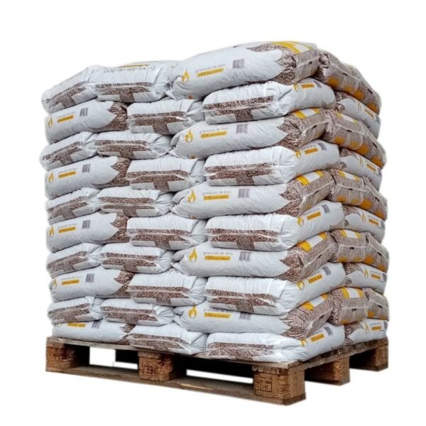 Sunfire-Pellets – Packung mit 70 Säcken à 15 kg